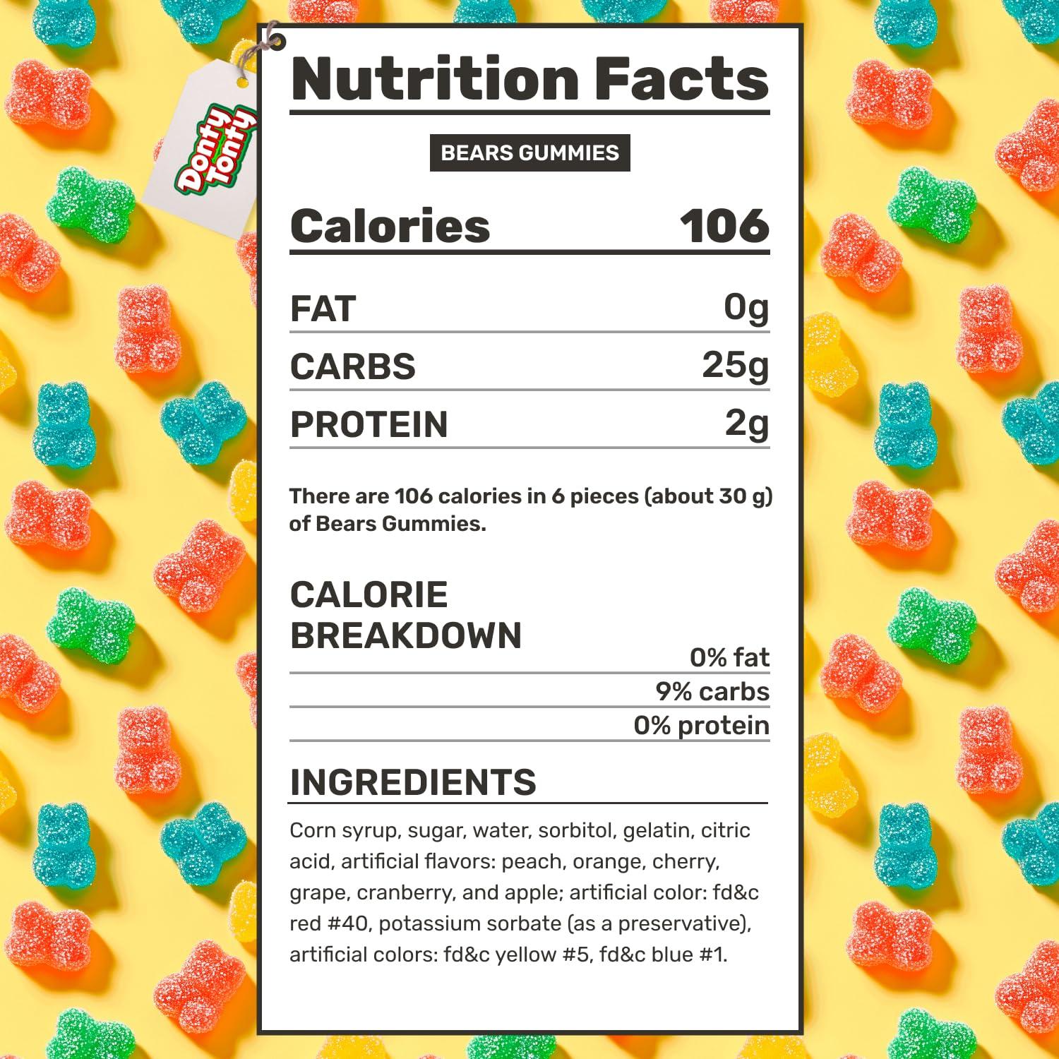 Ositos de Goma Guandy 1.36 kg - Dulces de Gelatina Frutales