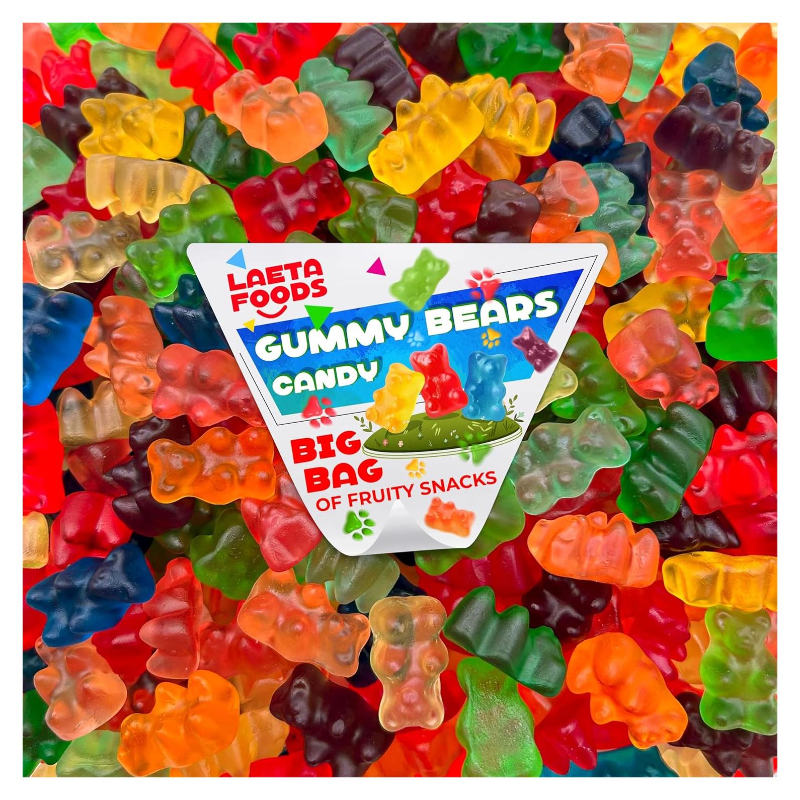 Caramelos Gummy de Osos Frutas Variadas 0.45 kg