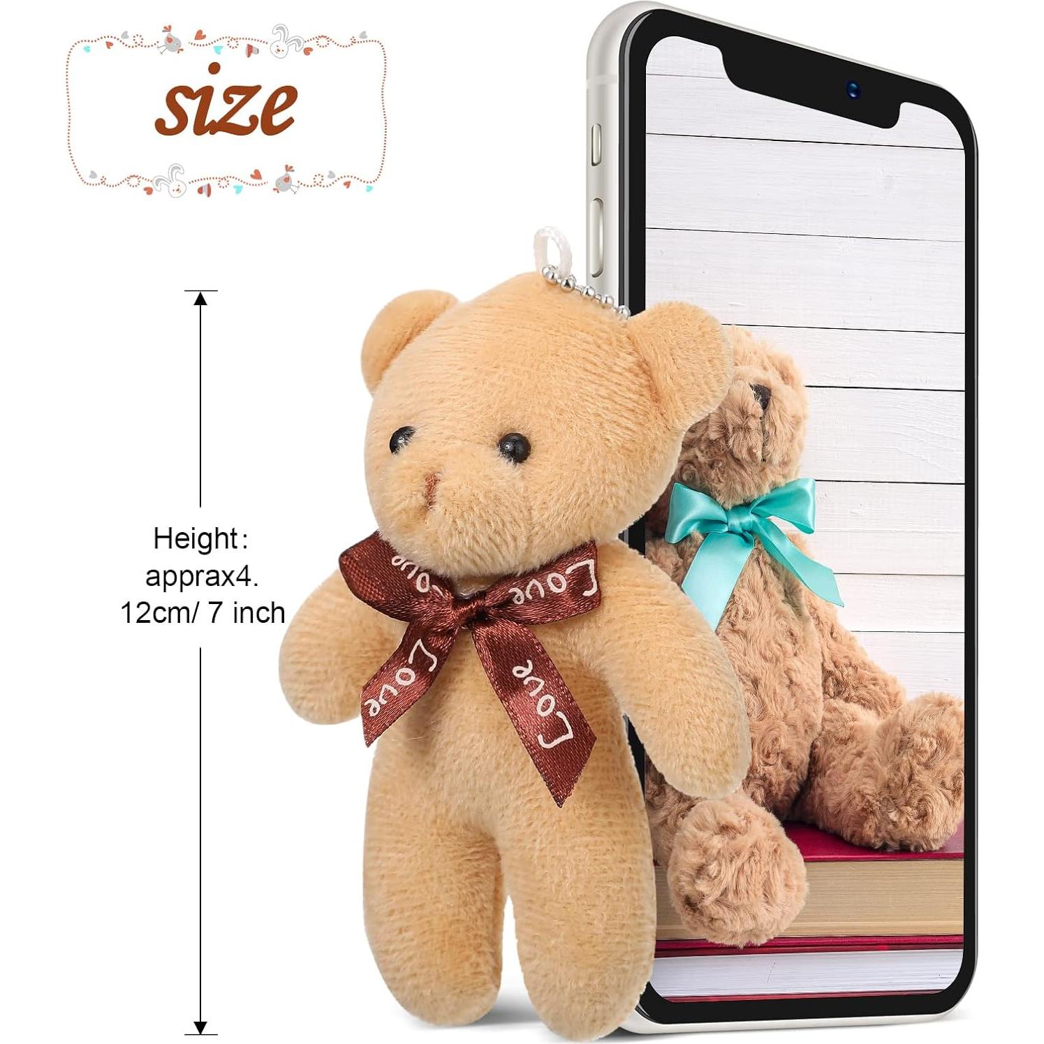 Ositos de Peluche Mini Skylety 24 Pcs 12 cm para Fiestas