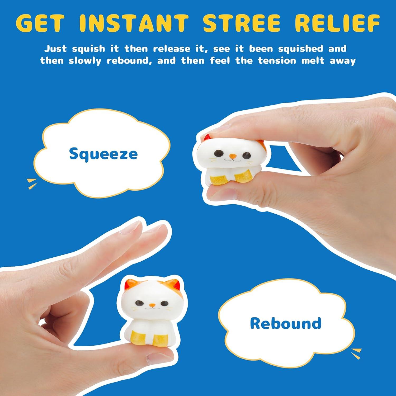 30 Paquetes de Animales Squishy Antiestrés - Juguetes para Niños