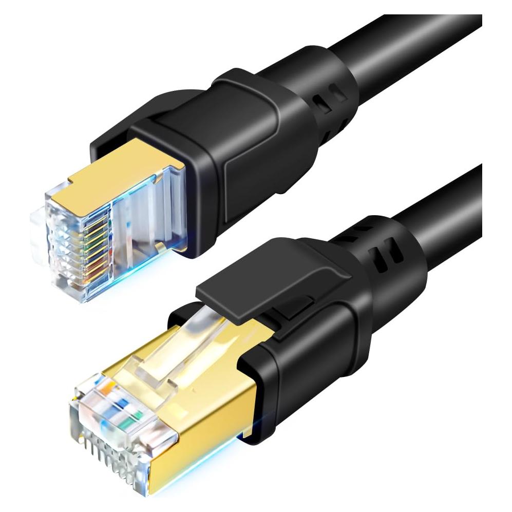 Cable Ethernet CAT8 DDMALL 0.46m Alta Velocidad Blindado