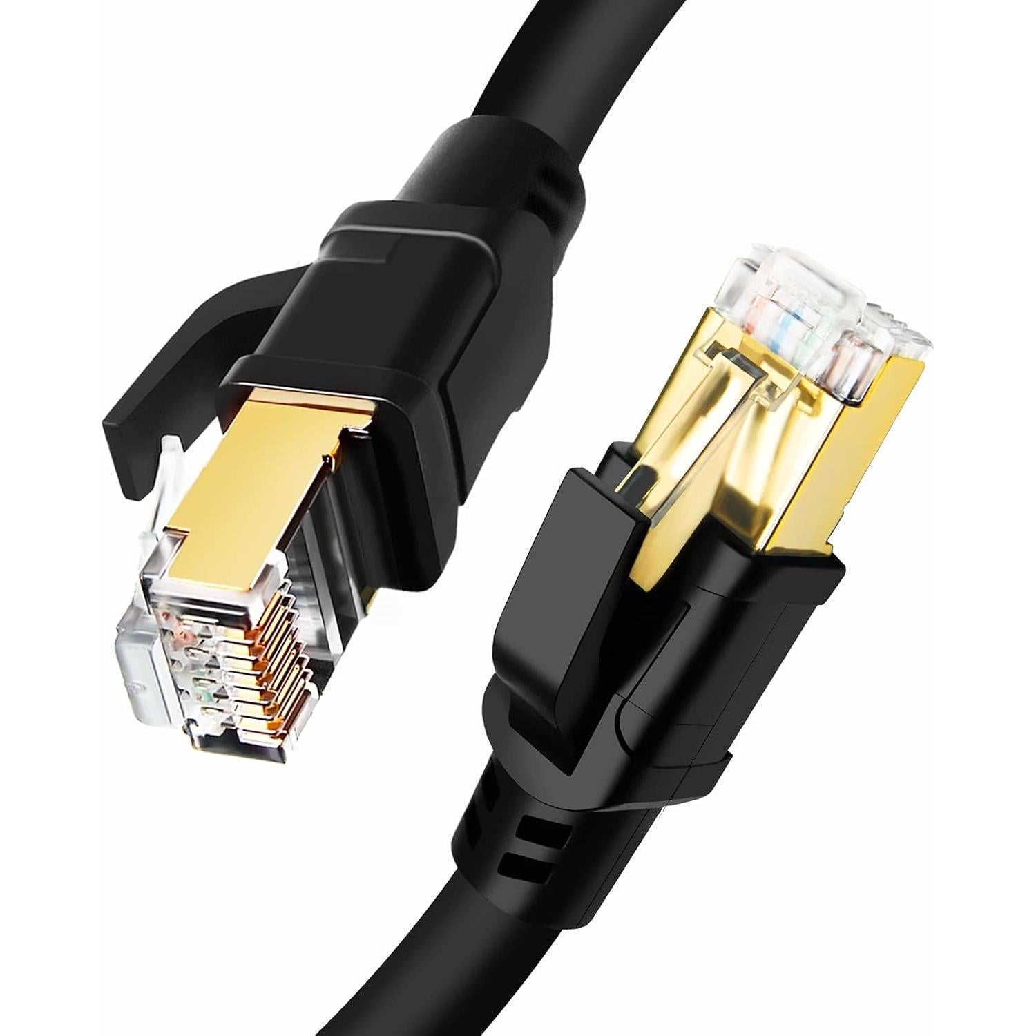Cable Ethernet CAT8 DDMALL 0.46m Alta Velocidad Blindado