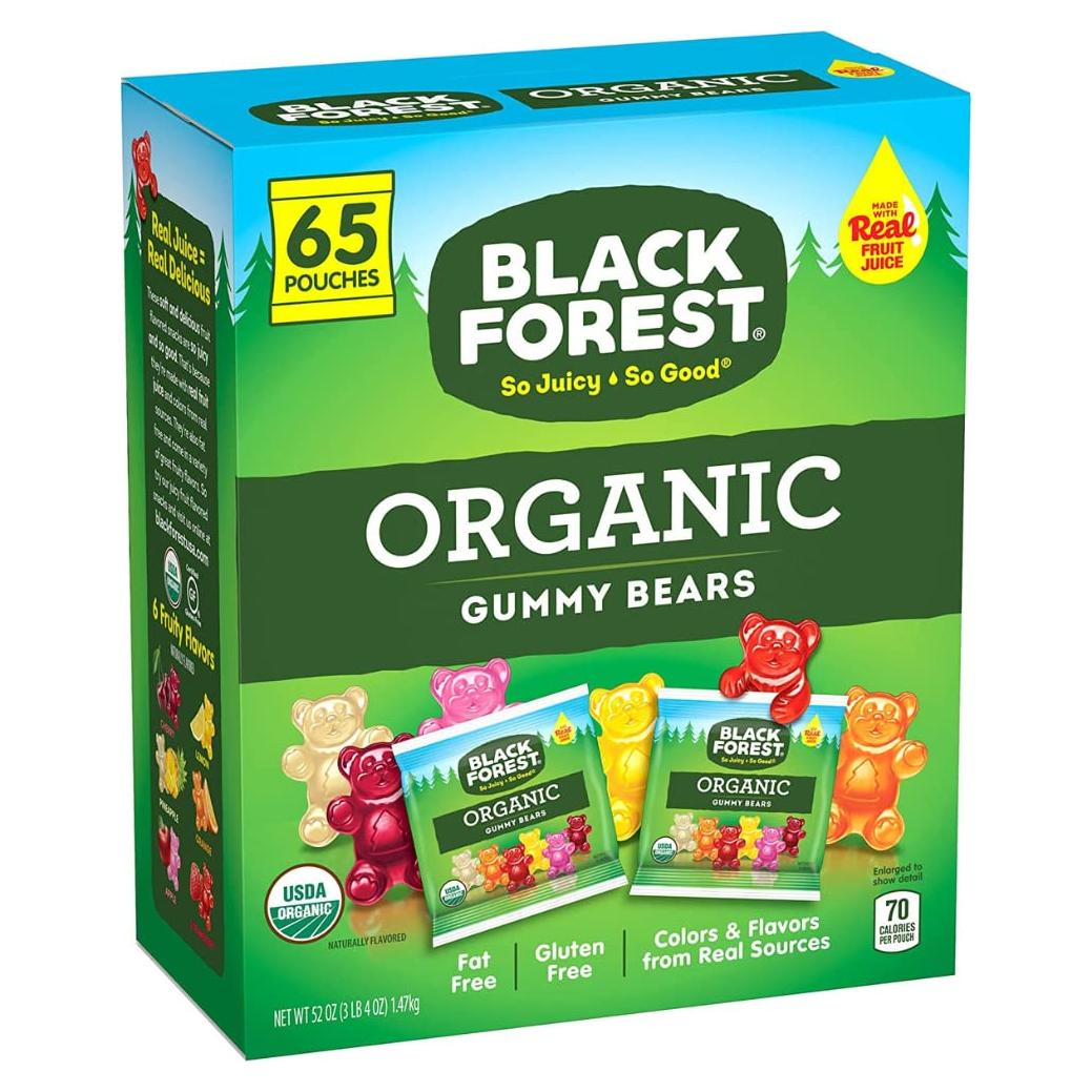Ositos de Goma Orgánicos Black Forest 1474 g - 65 Piezas
