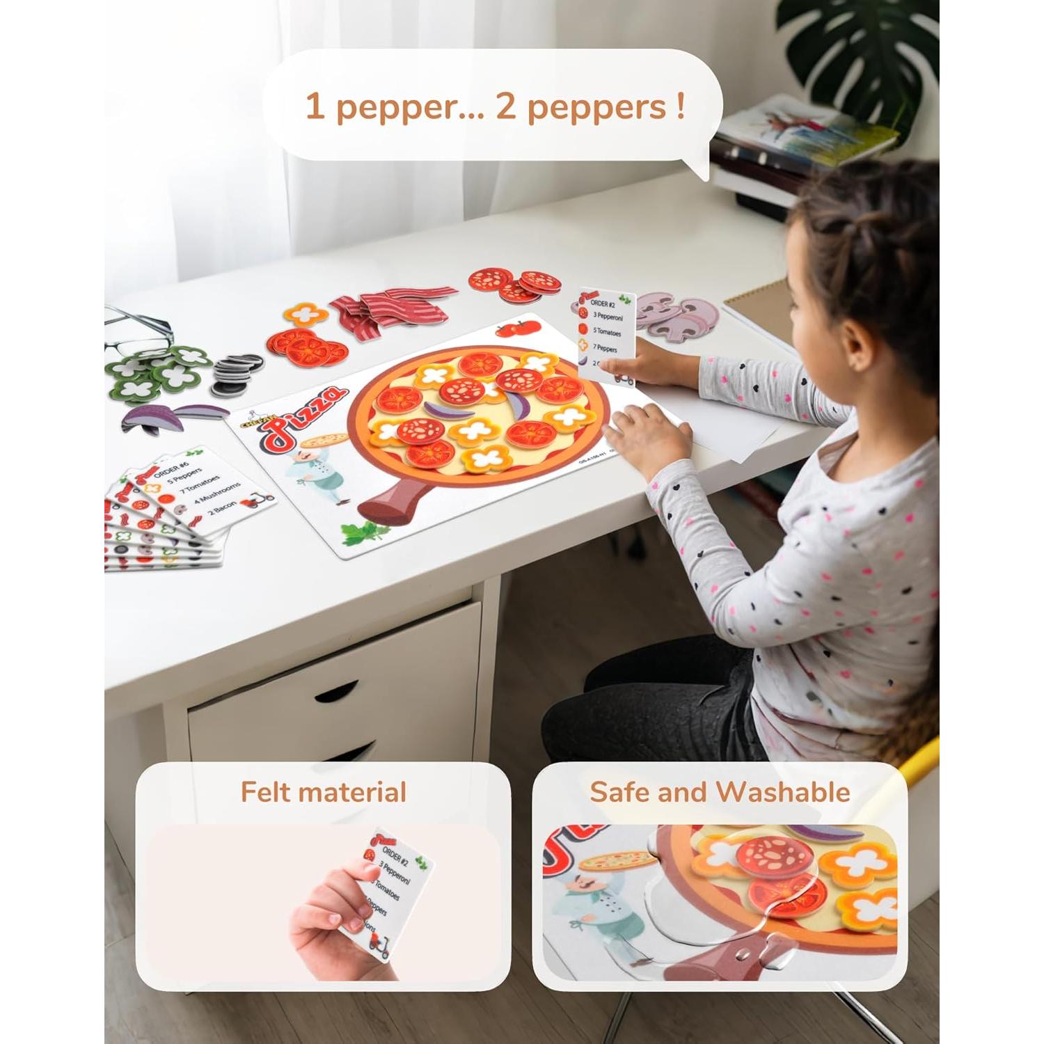 Juguete de Conteo CHEFAN Pizza para Niños 36 meses - 7 años