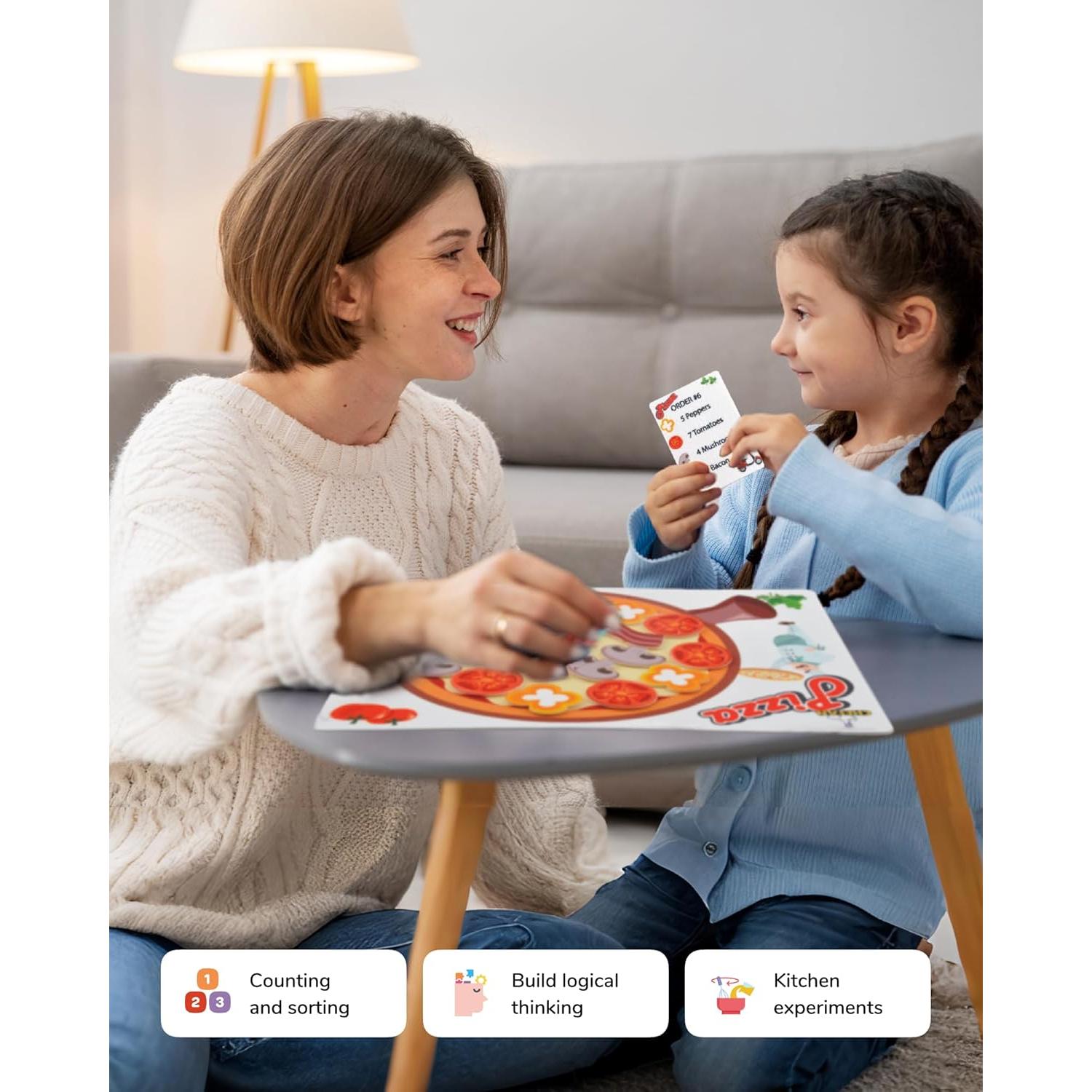 Juguete de Conteo CHEFAN Pizza para Niños 36 meses - 7 años