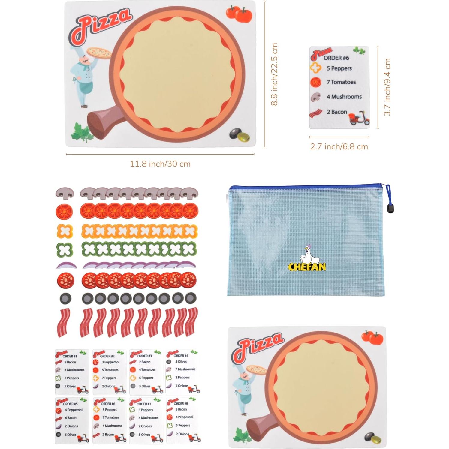 Juguete de Conteo CHEFAN Pizza para Niños 36 meses - 7 años