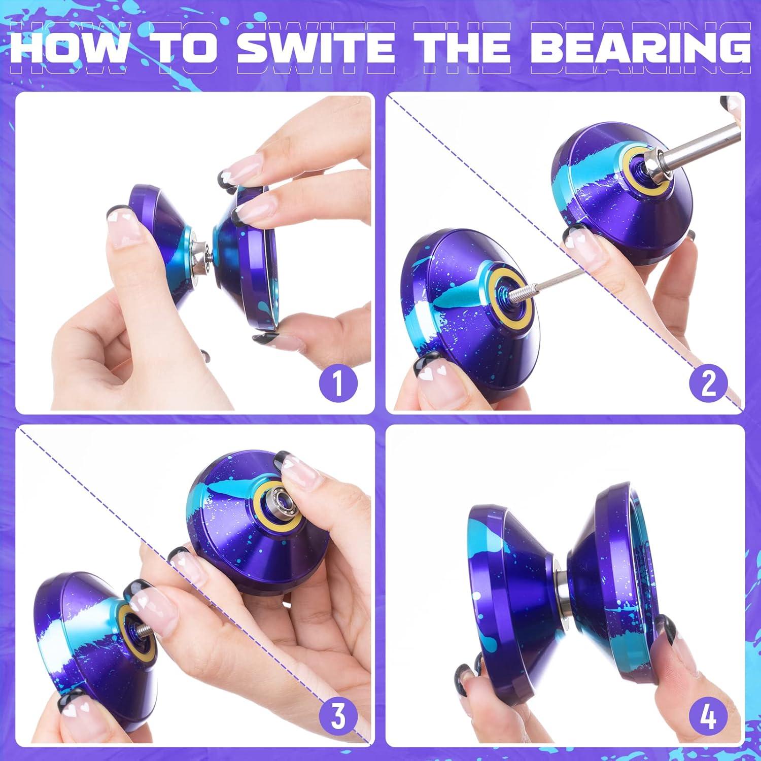 Yoyo Profesional ShungRu V8 Doble Propósito con Accesorios