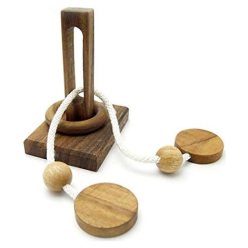 Rompecabezas de Madera con Cuerda Oliver - Dificultad 3