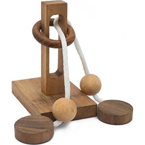 Rompecabezas de Madera con Cuerda Oliver - Dificultad 3