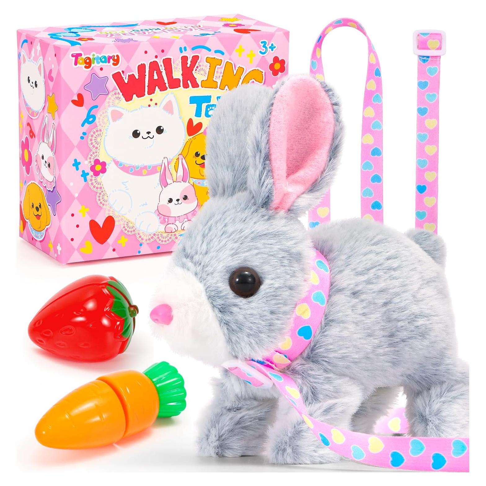 Juguete Conejo de Peluche Tagitary Interactivo 16x14x8 cm