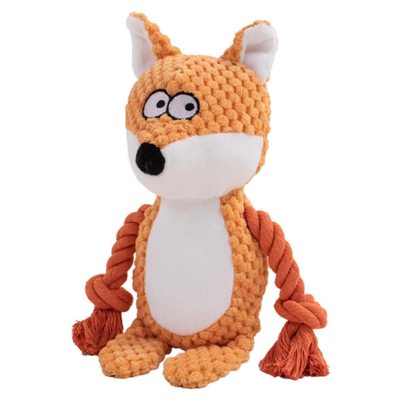 Juguete de Peluche para Perros TONYFY Zorro Naranja 24.9cm