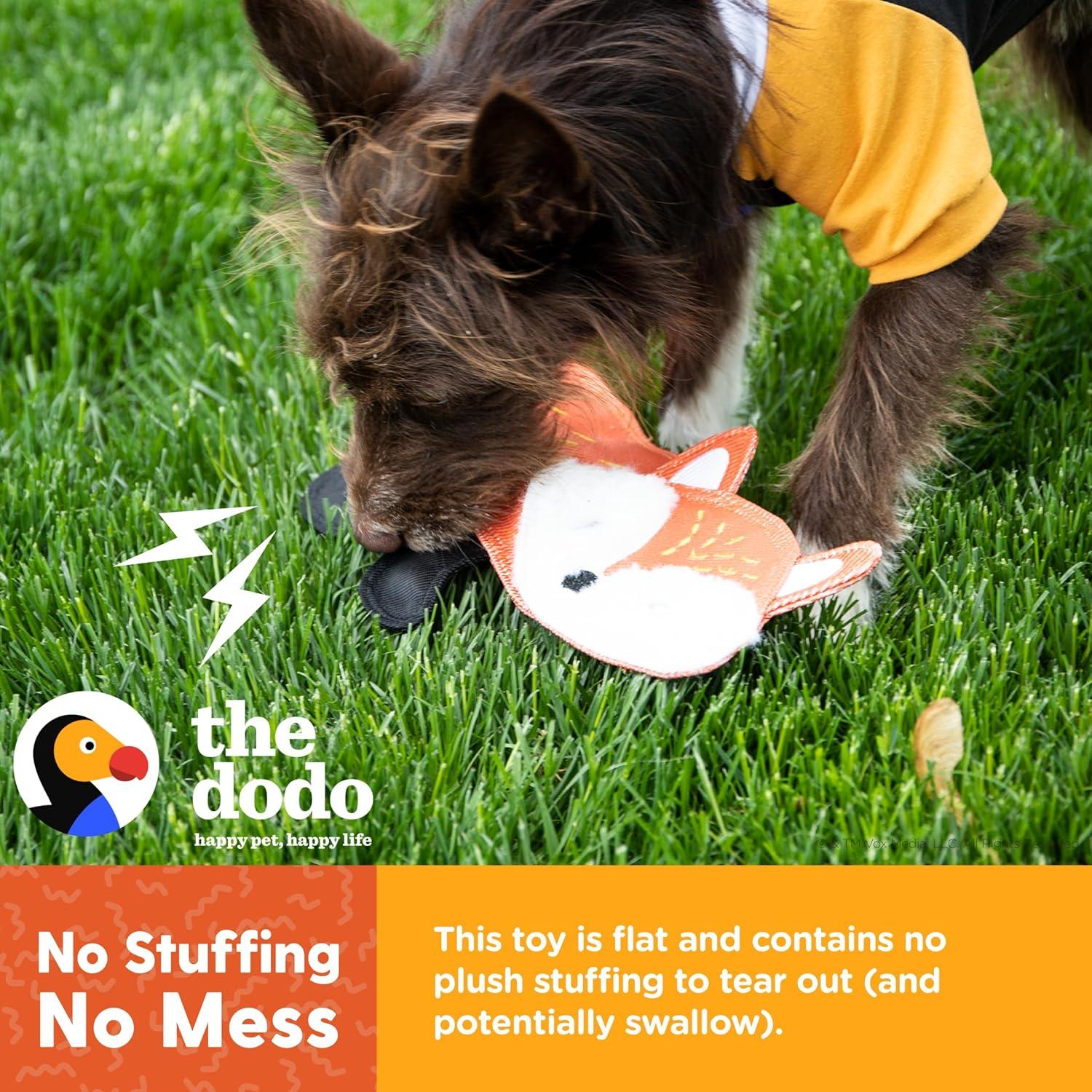 Juguete para Perros Dodo Crinkle Flattie Zorro Rojo 50.8cm