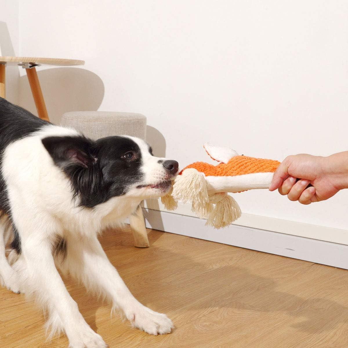 Juguete de Peluche para Perros Zorro Sedioso - Algodón Natural