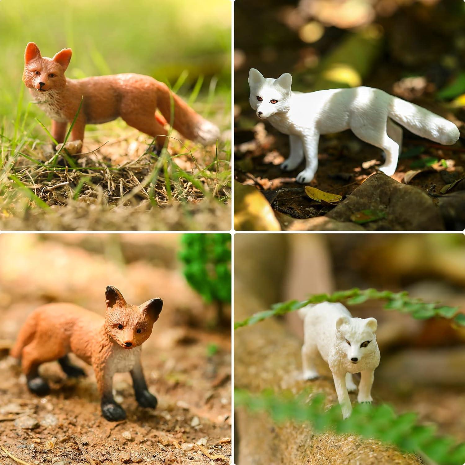 Conjunto de Figuras de Zorro Zomiboo 26 Piezas Juguete Educativo