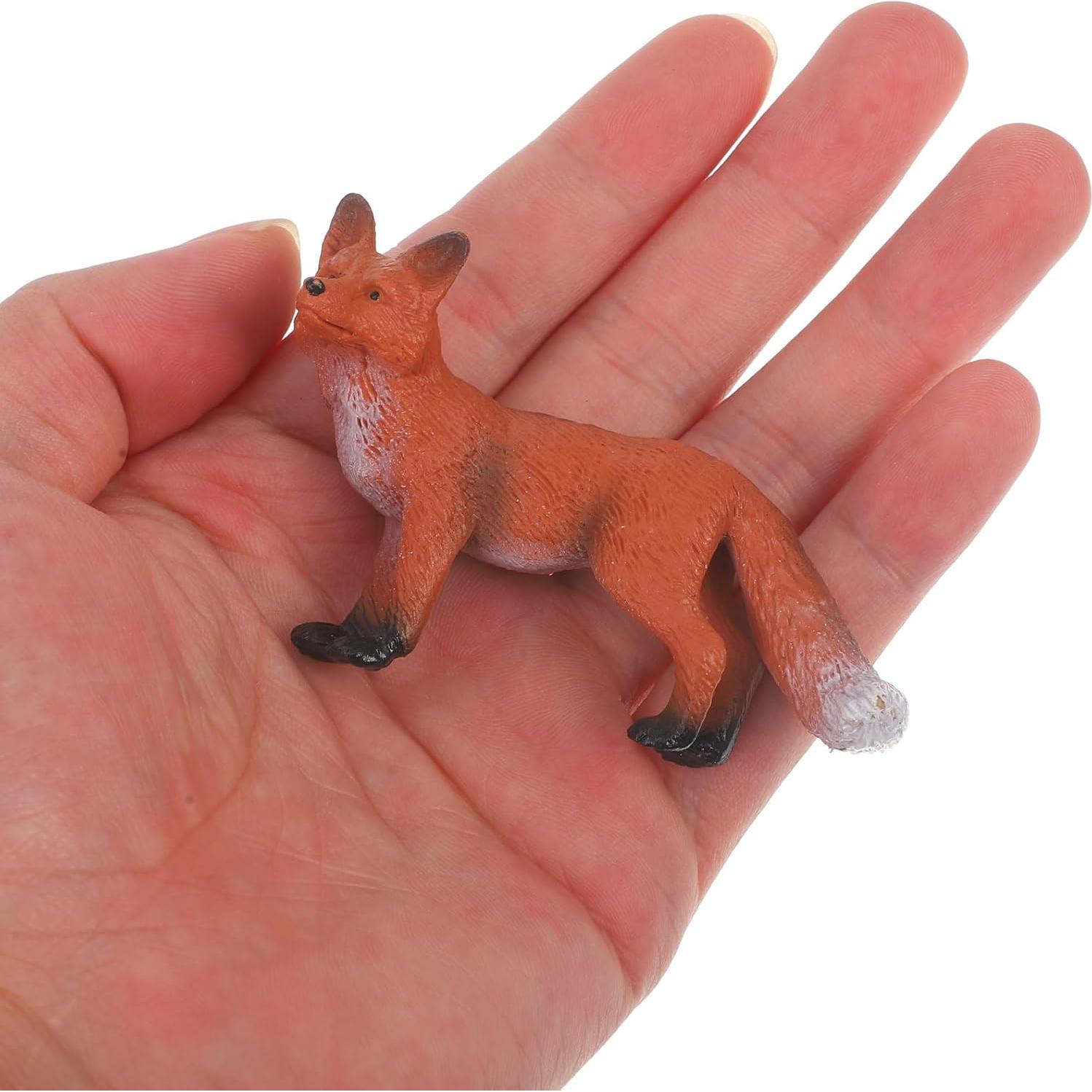 Conjunto de Figuras de Zorro Realistas STOBOK - 3 Piezas