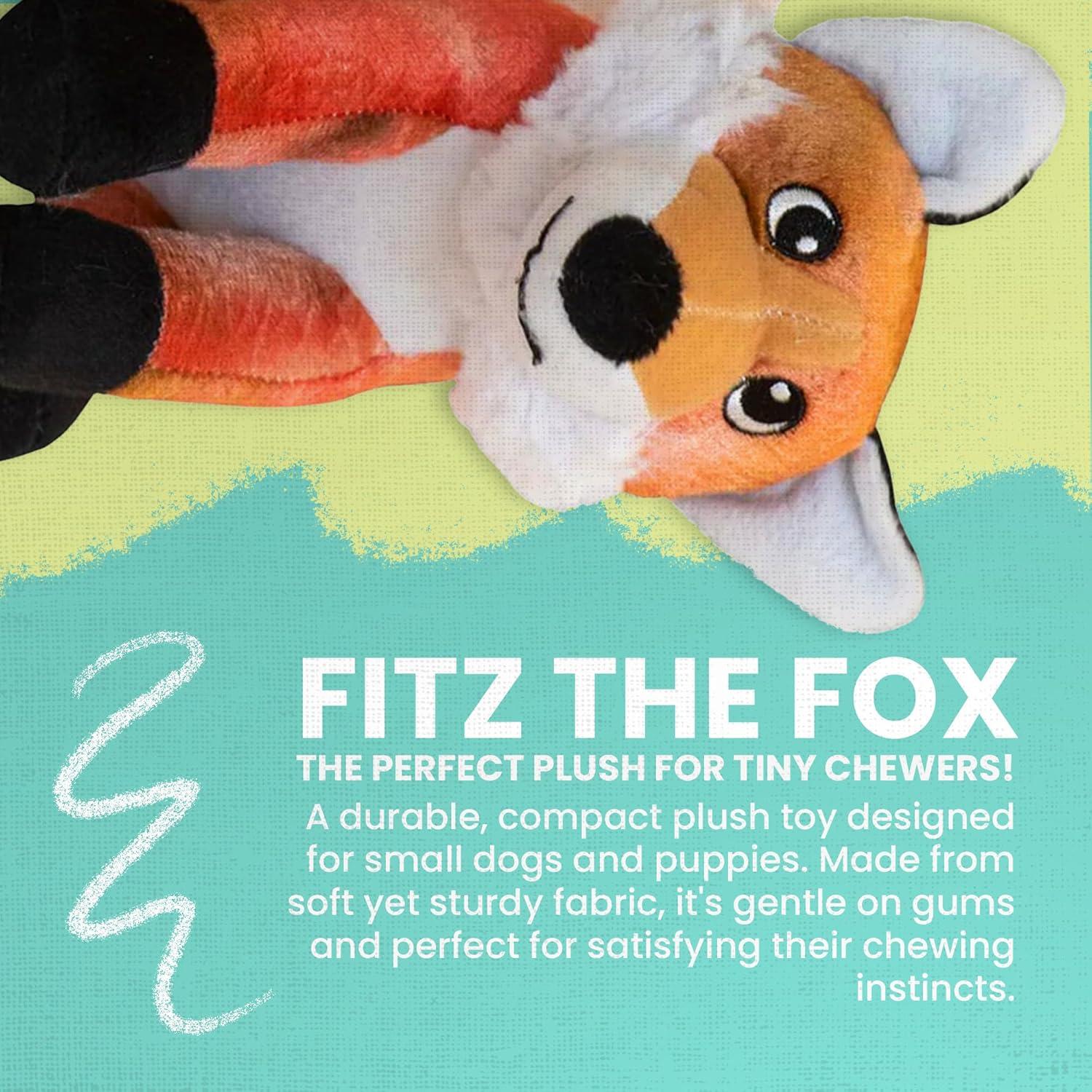 Juguete para Perros Snugarooz Fitz el Zorro - Suave y Duradero