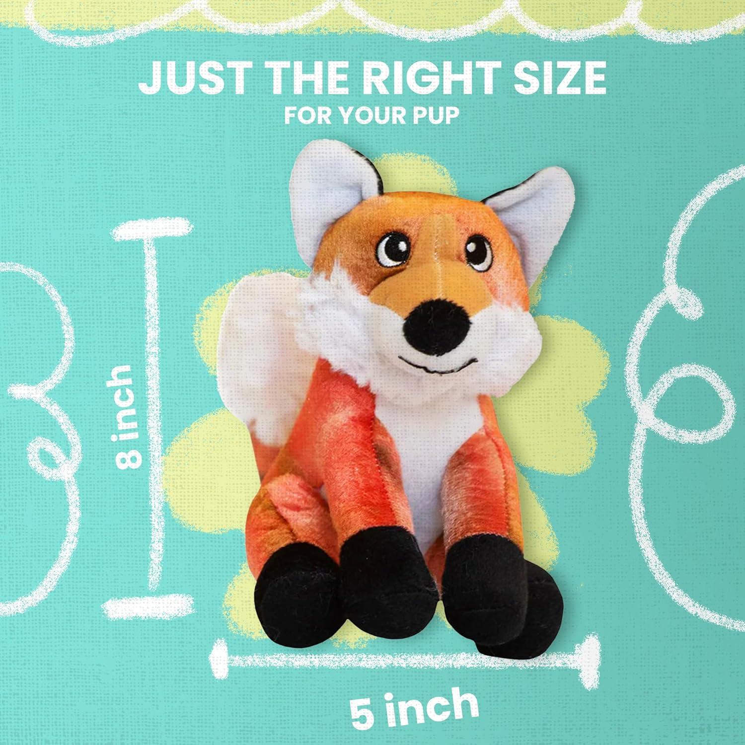 Juguete para Perros Snugarooz Fitz el Zorro - Suave y Duradero