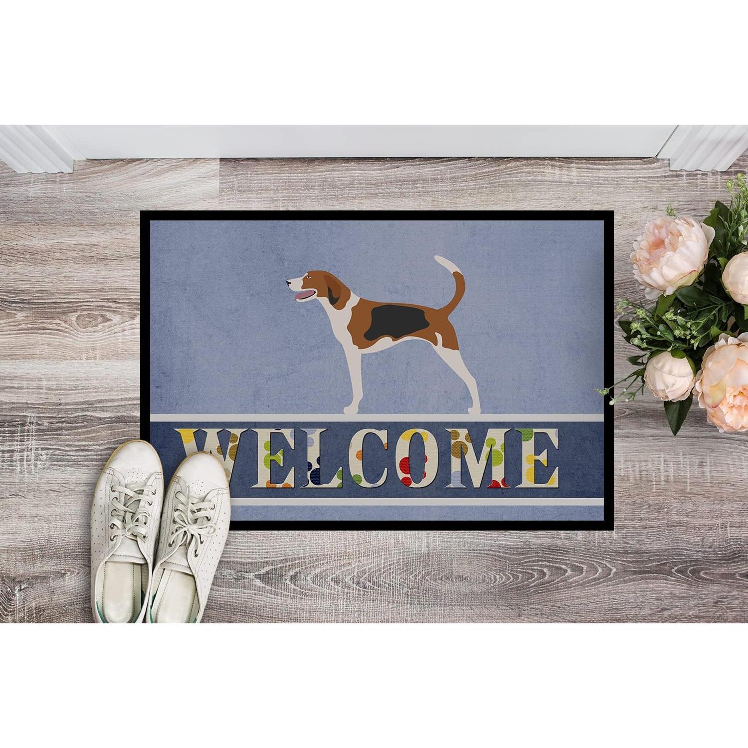 Alfombra Antideslizante Azul American Foxhound 61x91 cm