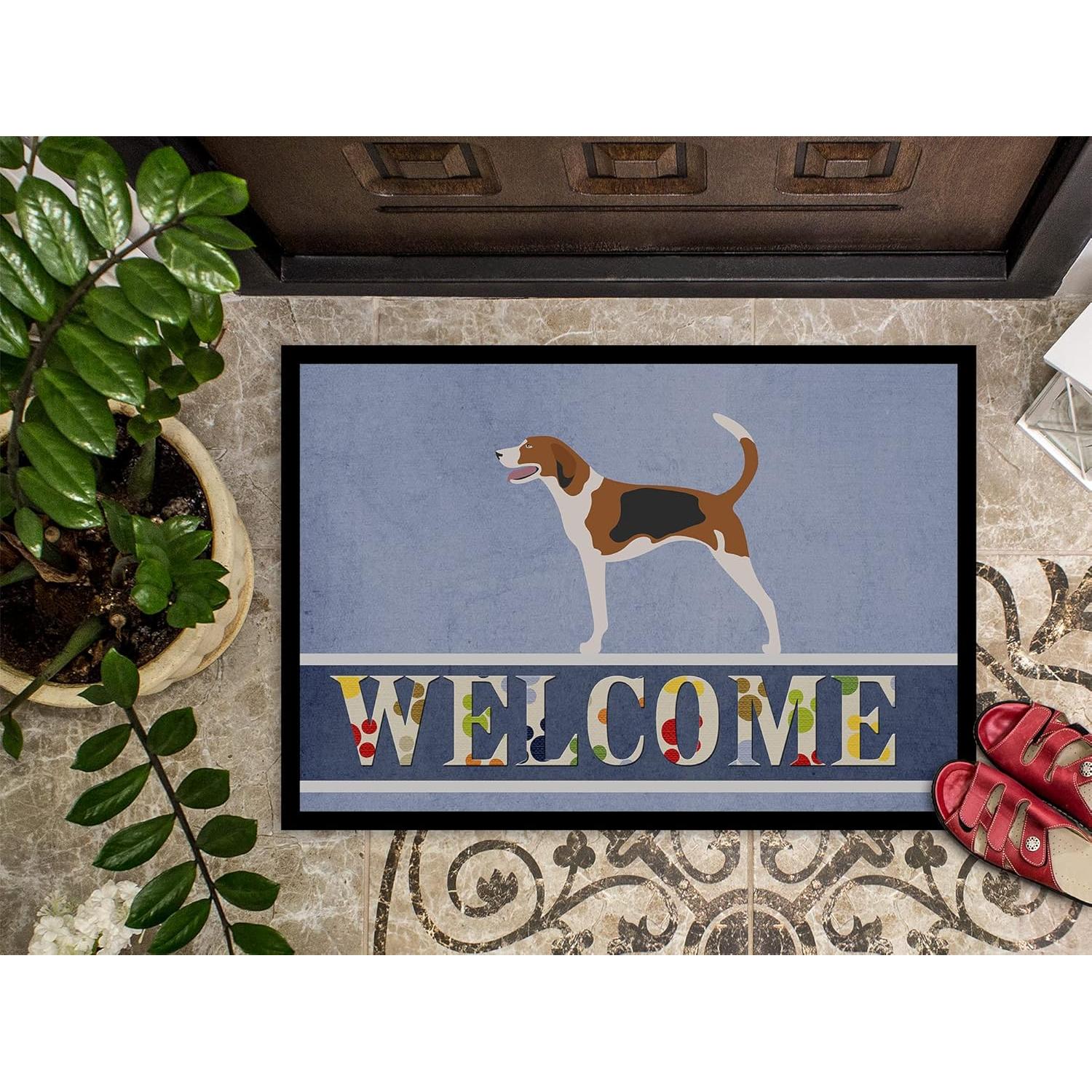 Alfombra Antideslizante Azul American Foxhound 61x91 cm