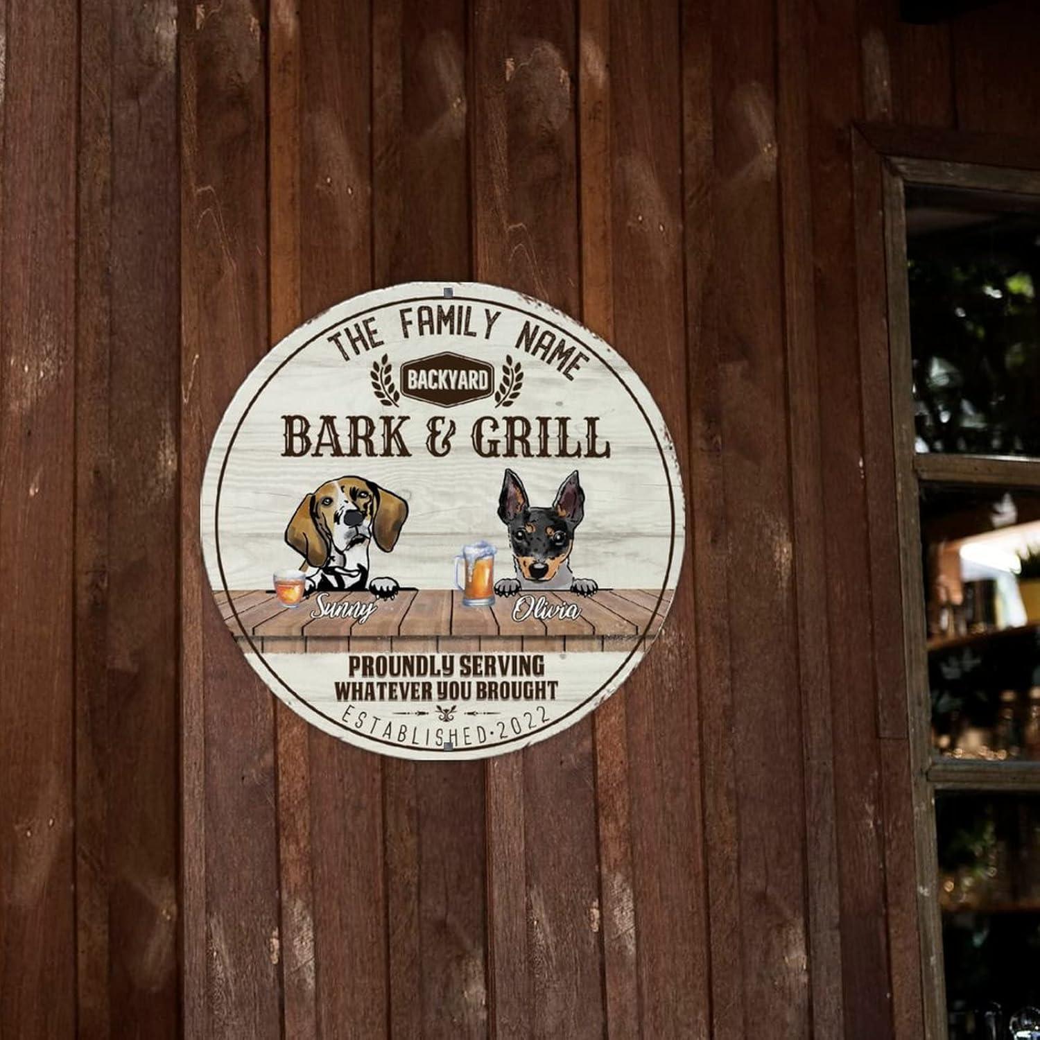 Cartel de Metal Personalizado Artois Hound 22.86cm Vintage