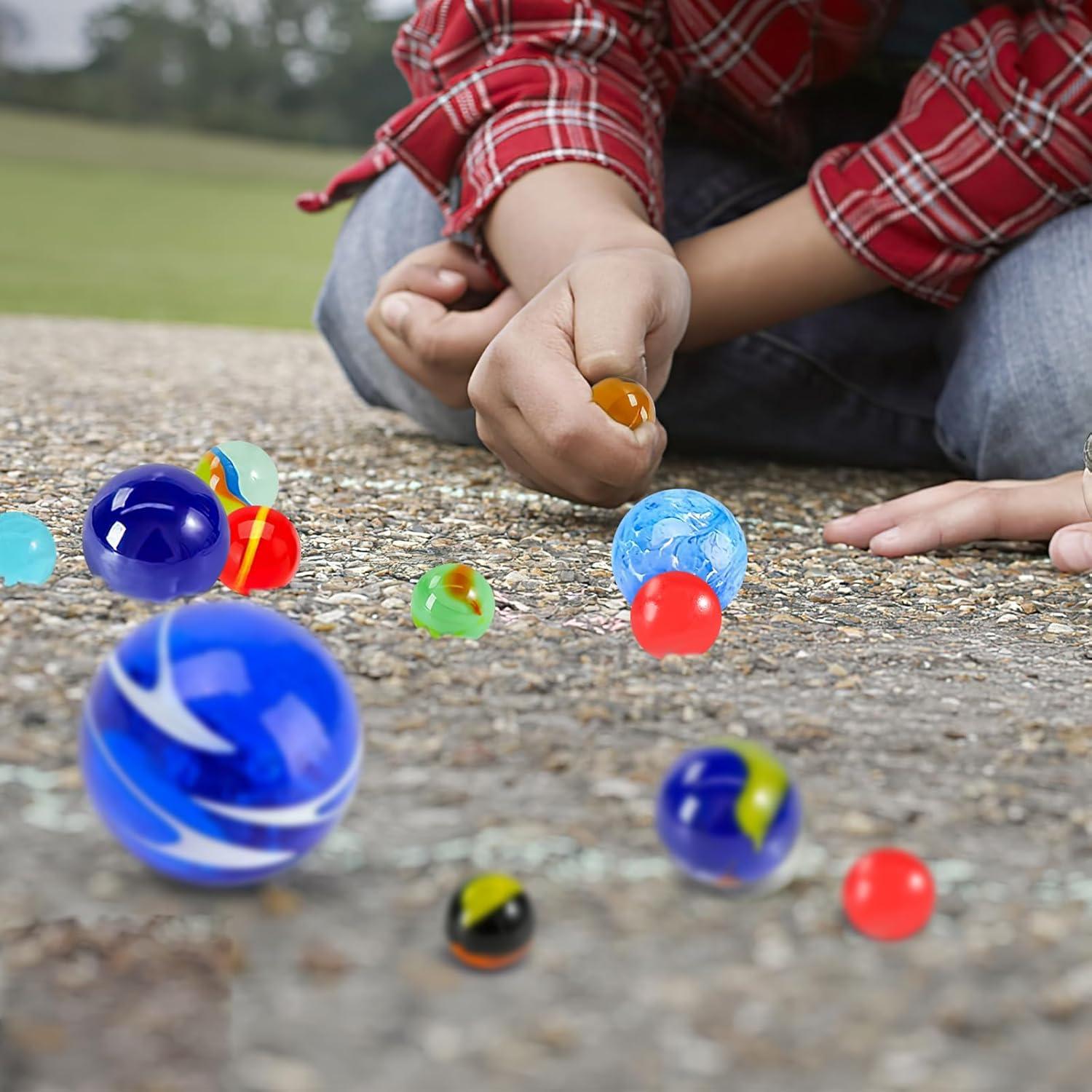 Canicas de Vidrio Shindel 85PCS para Niños - Tamaños Variados