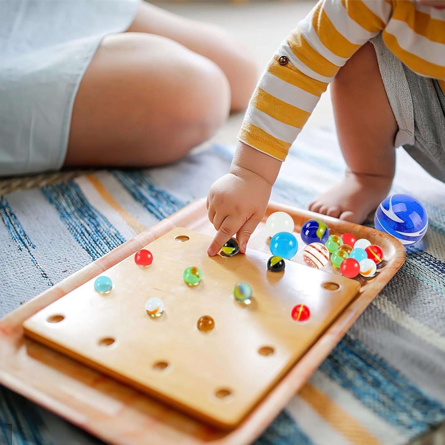 Canicas de Vidrio Shindel 85PCS para Niños - Tamaños Variados