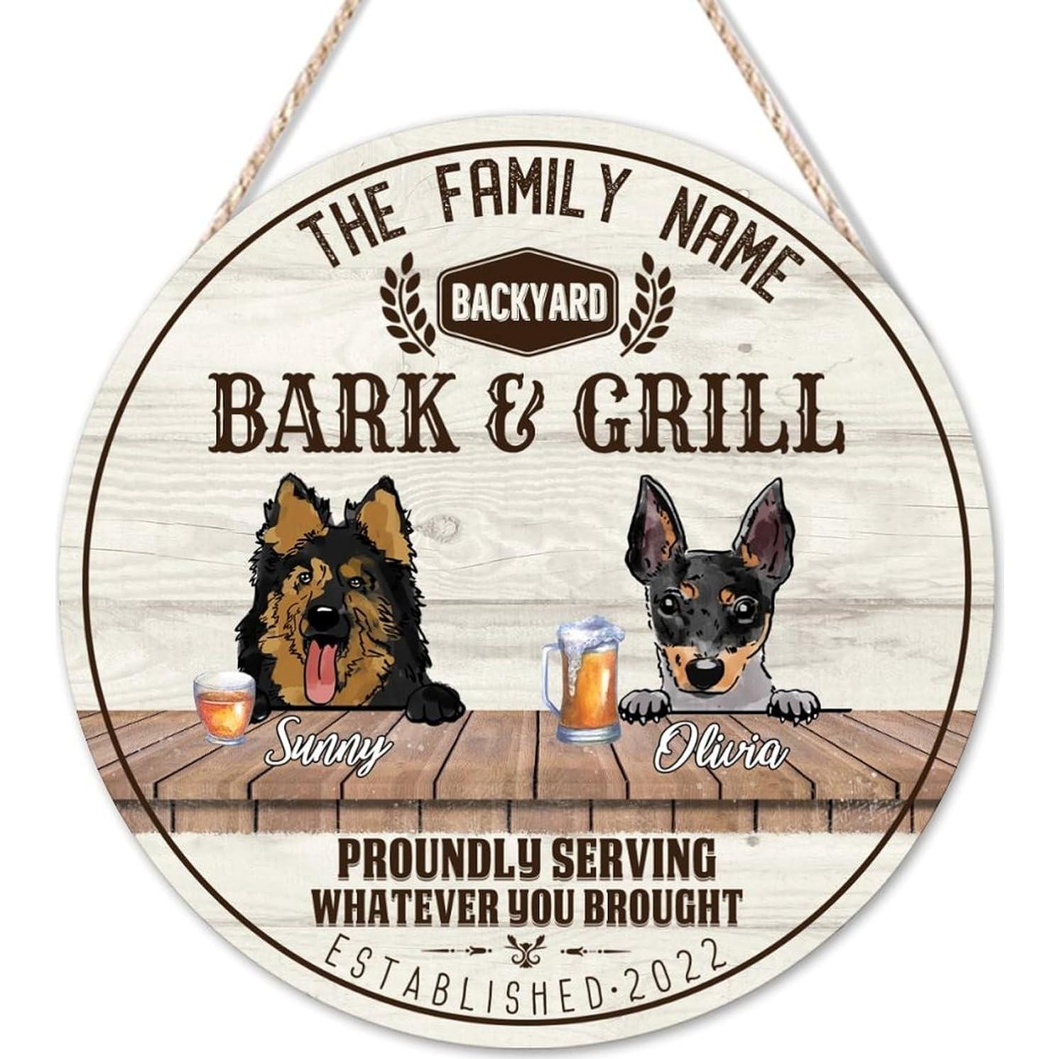 Cartel de Bienvenida Personalizado Madera 30x30cm Arupkeer