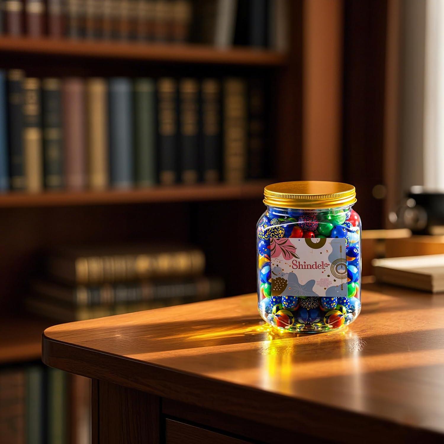 Canicas de Vidrio Shindel 125PCS para Niños - Variados Tamaños