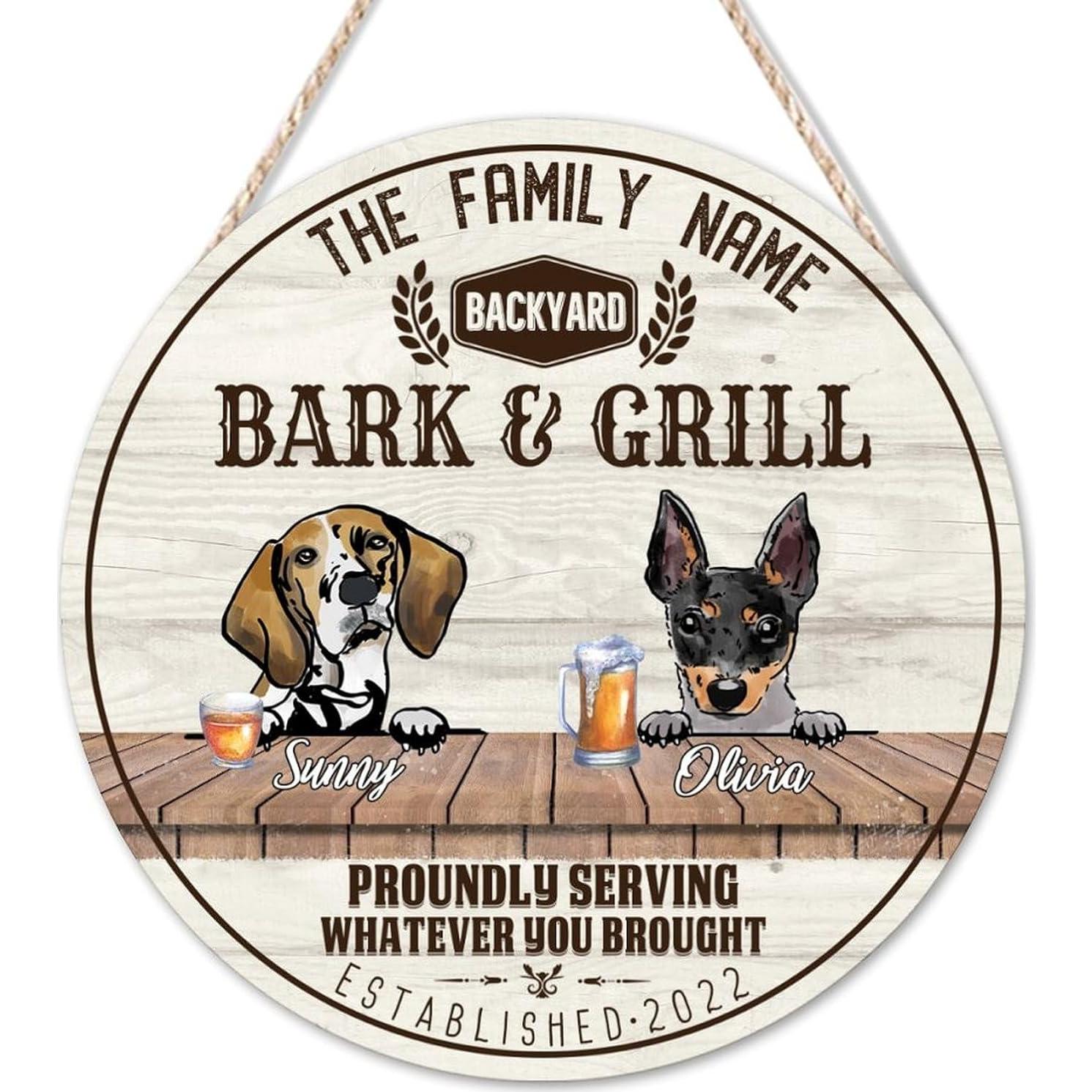 Cartel de Bienvenida Personalizado Artois 30x30cm Madera