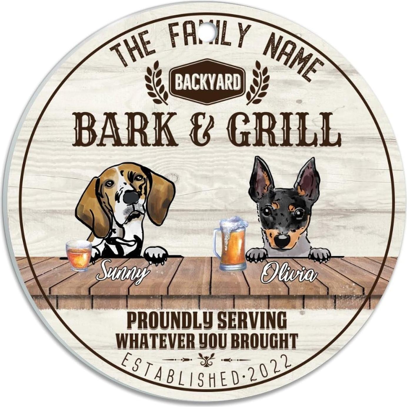 Adorno Acrílico de Navidad SILYHEART Perro Artois 7.62 cm Personalizado