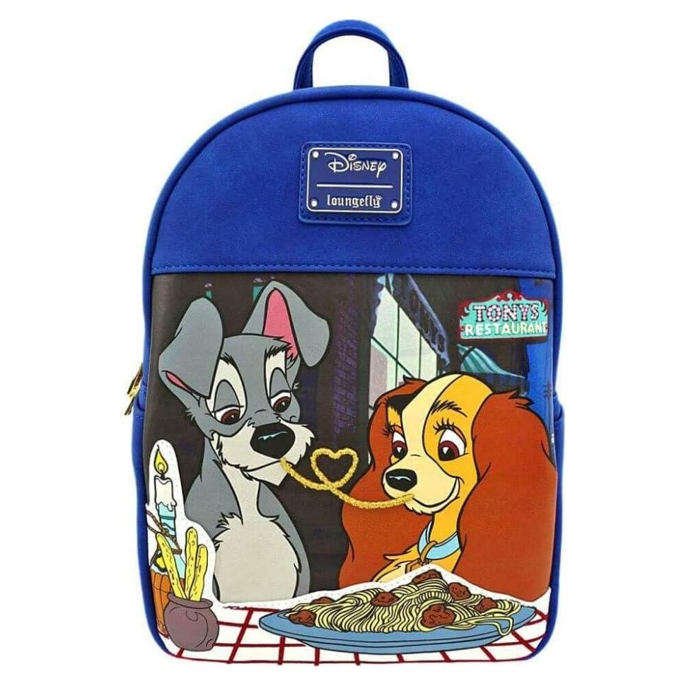 Mini Mochila Loungefly Disney La Dama y el Vagabundo Azul