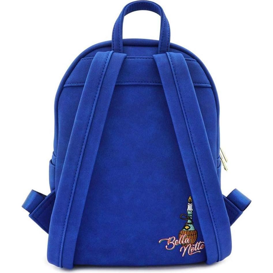 Mini Mochila Loungefly Disney La Dama y el Vagabundo Azul