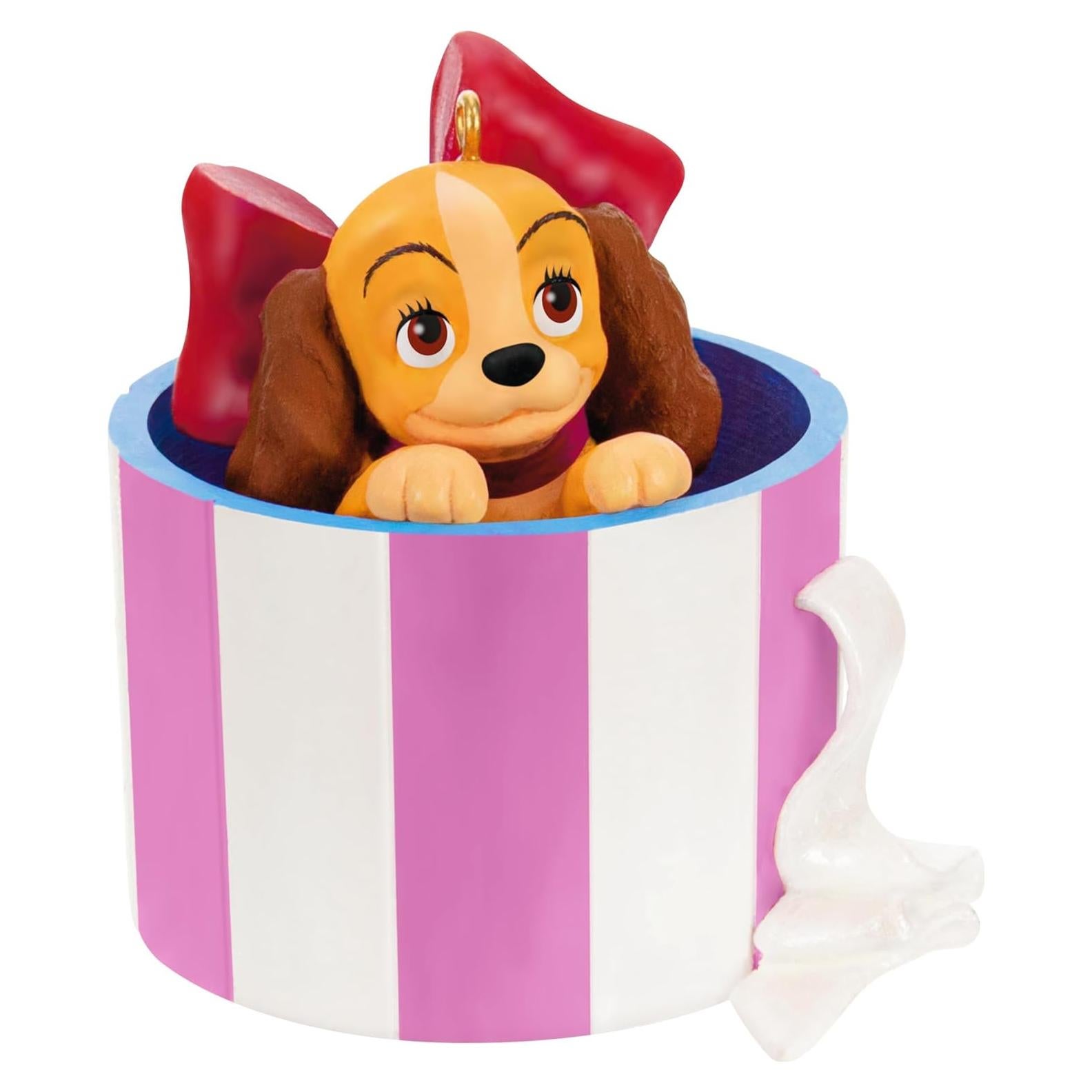 Adorno Navideño Hallmark Keepsake 2024 Disney La Dama y el Vagabundo