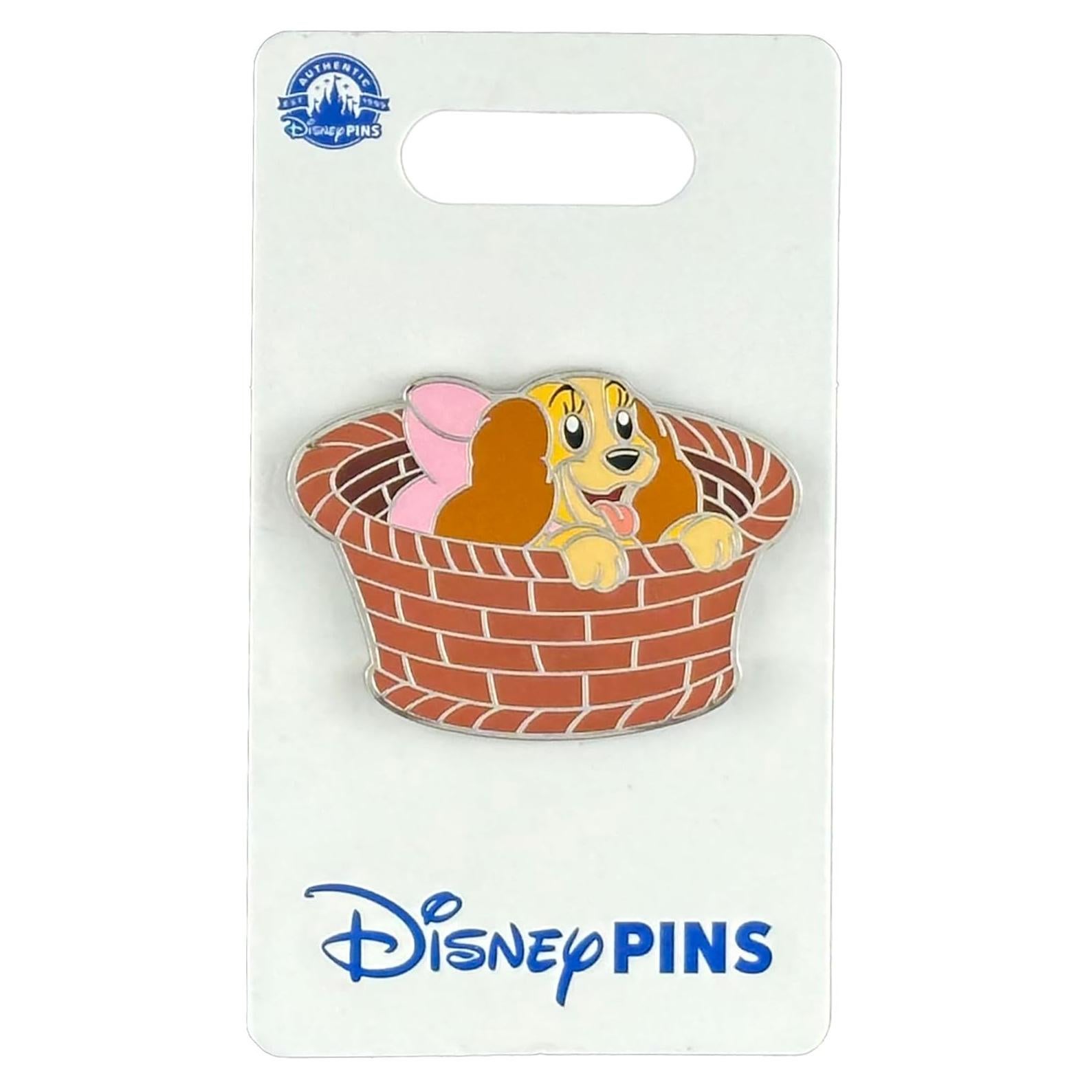 Pin Disney La Dama y el Vagabundo Cachorra Dama 4.45x3.18cm