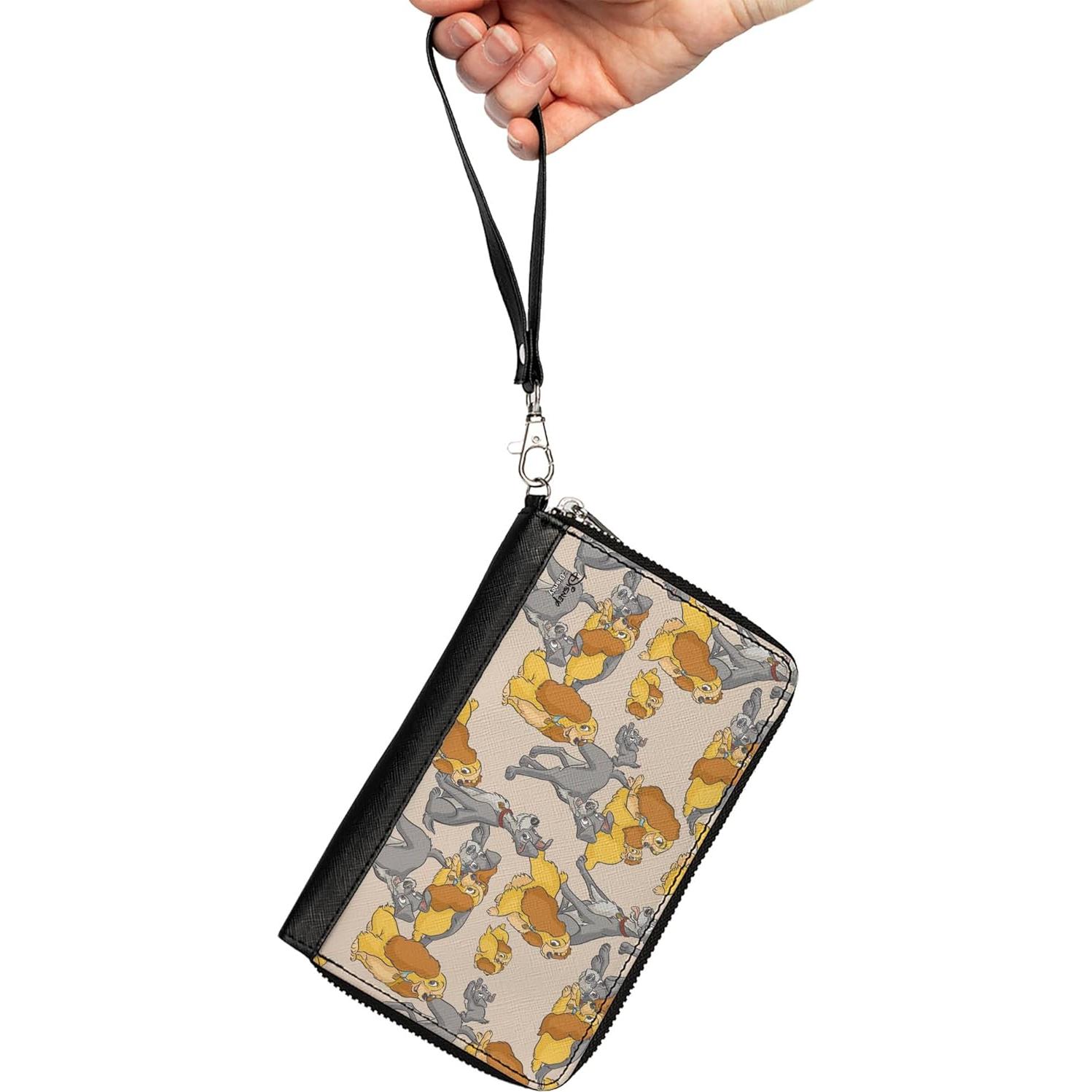 Cartera de PU para Mujeres Buckle-Down con Cierre - Disney