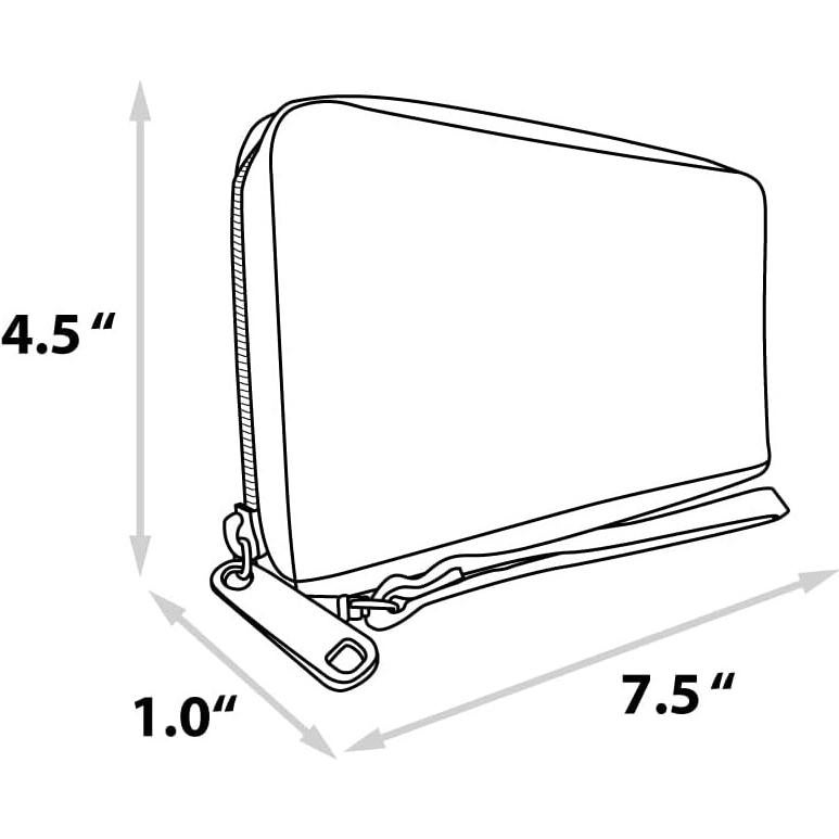 Cartera de PU para Mujeres Buckle-Down con Cierre - Disney