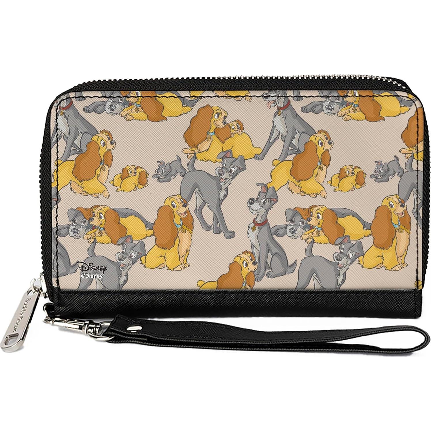 Cartera de PU para Mujeres Buckle-Down con Cierre - Disney