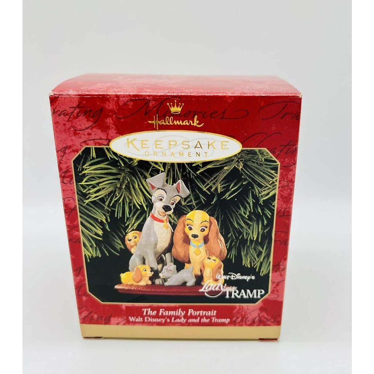 Adorno Conmemorativo Hallmark Dama y Vagabundo 1999