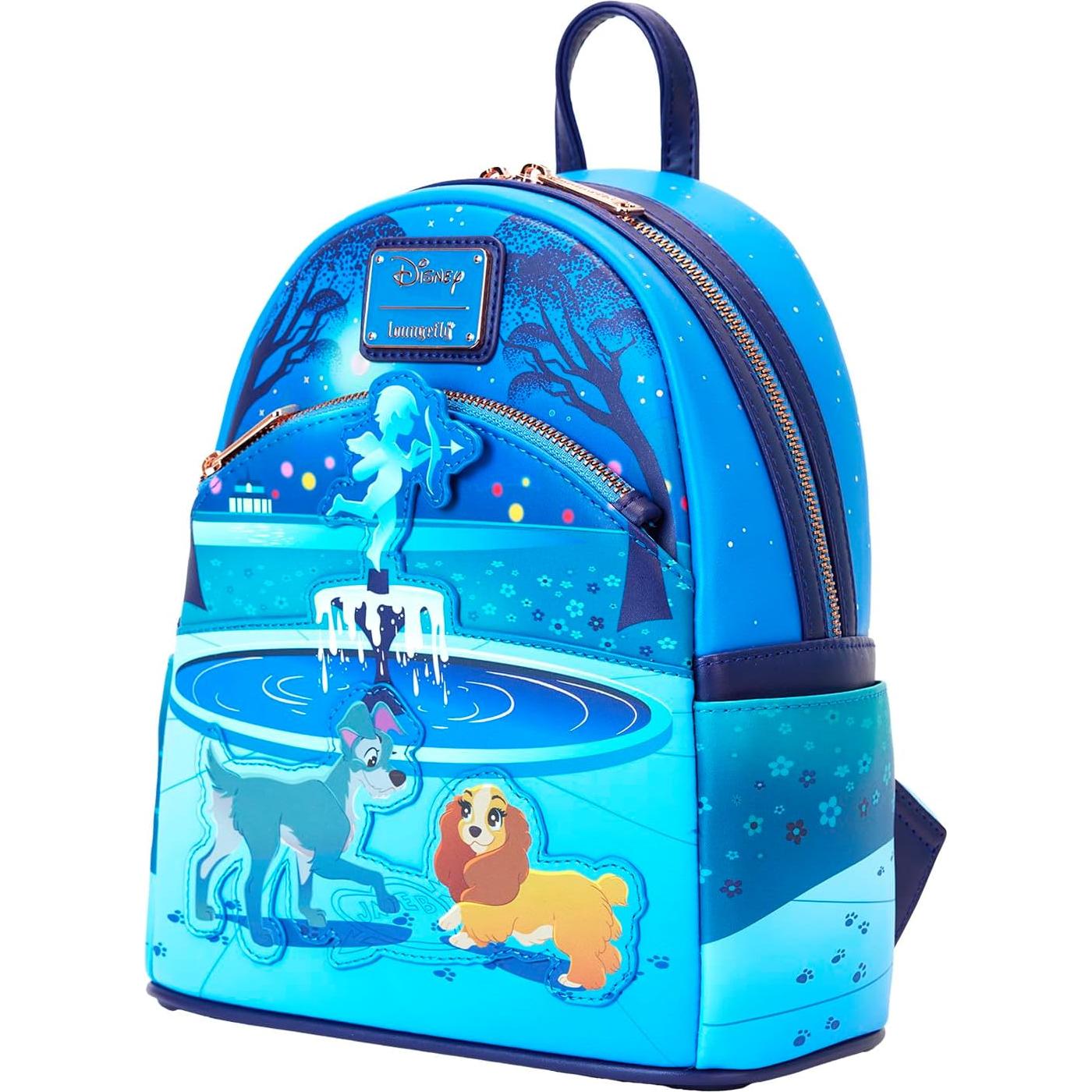 Mochila Loungefly Disney Dama y Vagabundo 70 Aniversario
