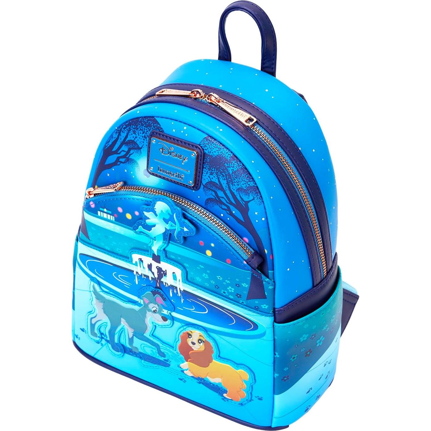 Mochila Loungefly Disney Dama y Vagabundo 70 Aniversario