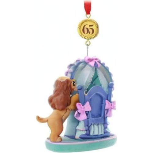 Adorno 65 Aniversario Lady y el Vagabundo Disney 7.62 cm