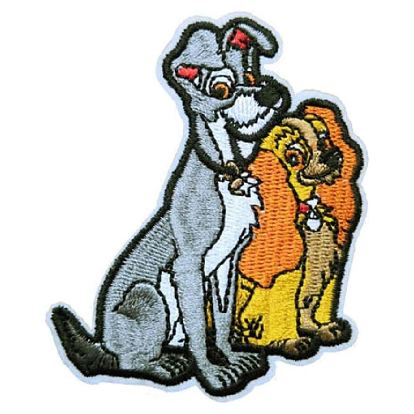 Parche Bordado TCB Creations La Dama y el Vagabundo 15x23 cm