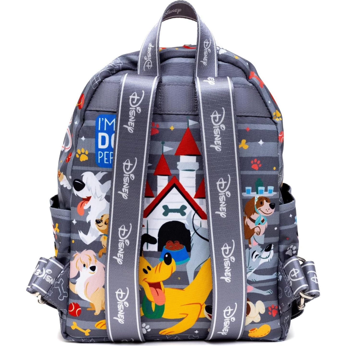 Mochila Mini de Perros Disney 33 cm con Botella de Agua