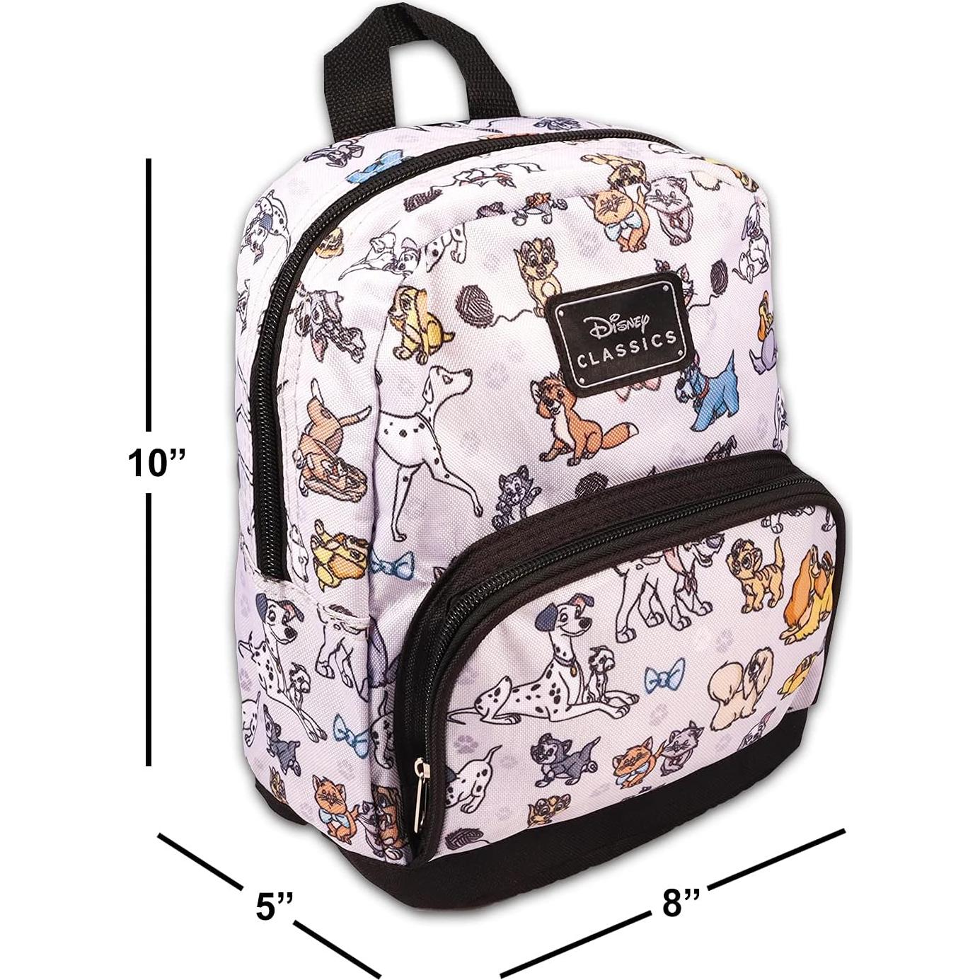 Mochila Preescolar Disney Gatos y Perros Fast Forward 5 Piezas