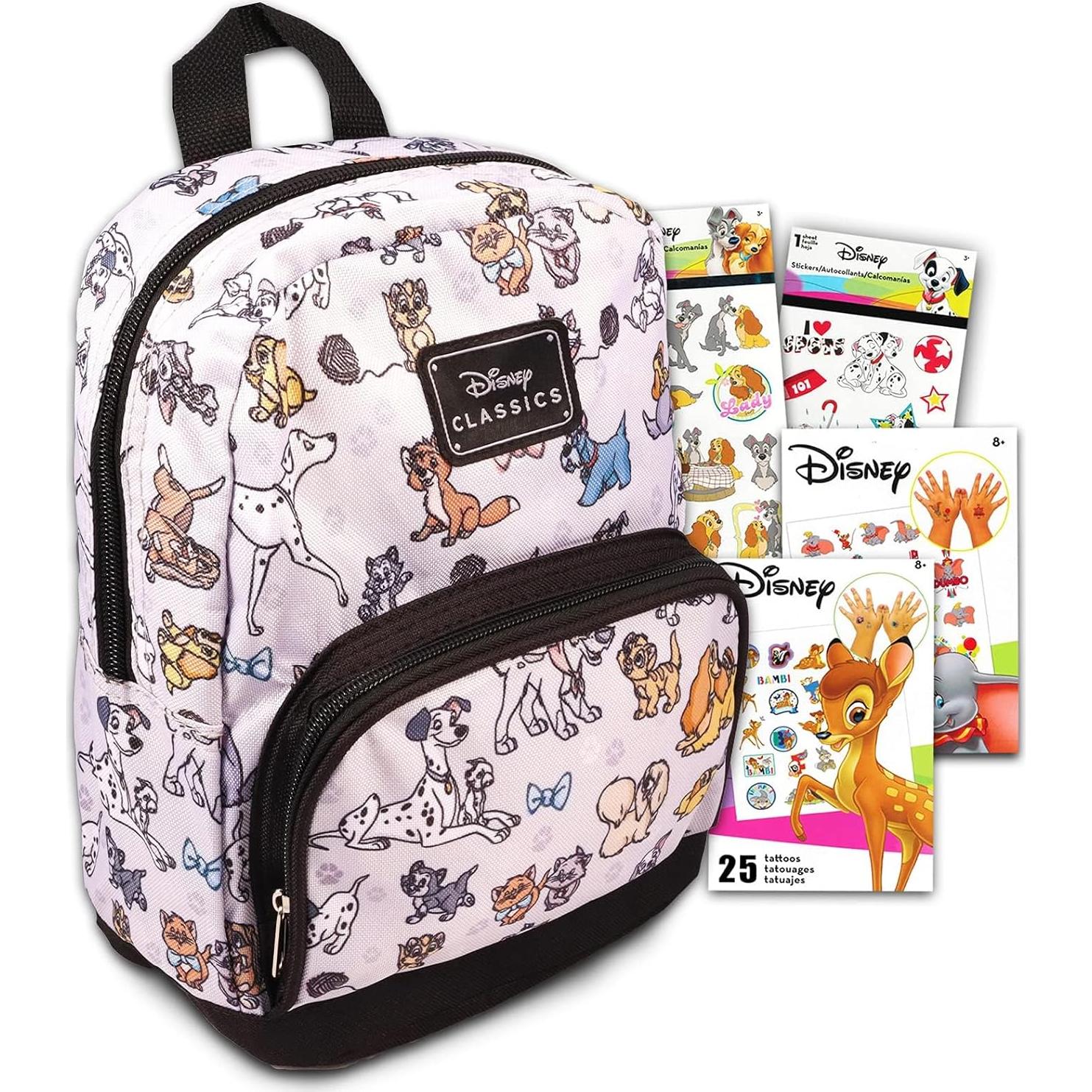Mochila Preescolar Disney Gatos y Perros Fast Forward 5 Piezas