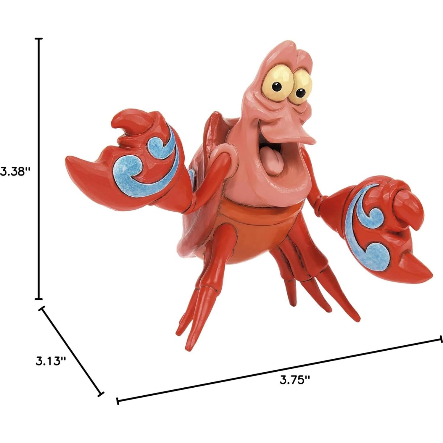 Figurita Miniatura Enesco Jim Shore La Sirenita Sebastián 9.5 cm