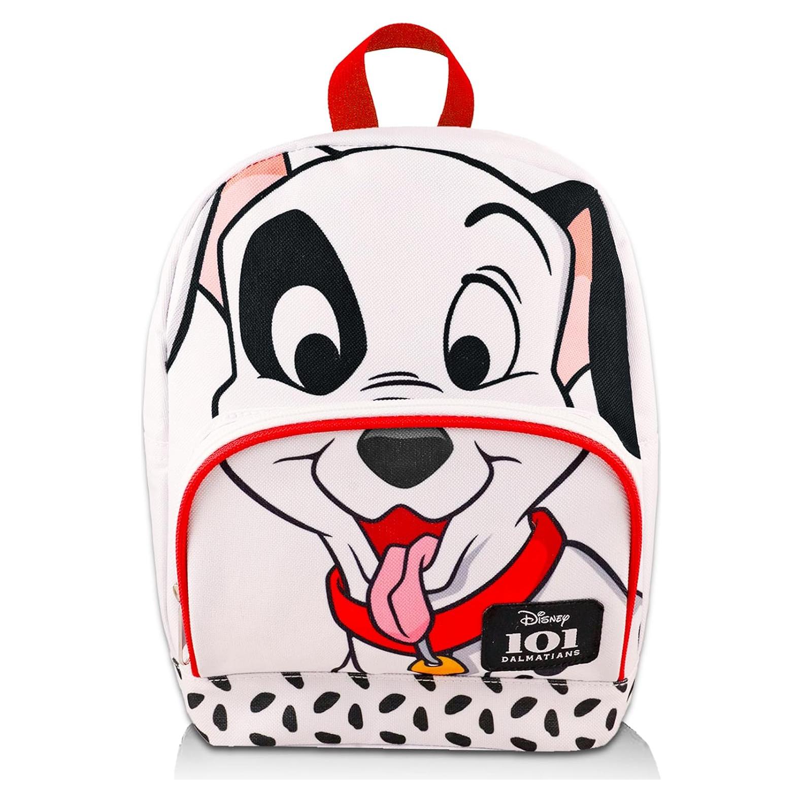 Mini Mochila de Lona 101 Dálmatas para Mujeres 10"