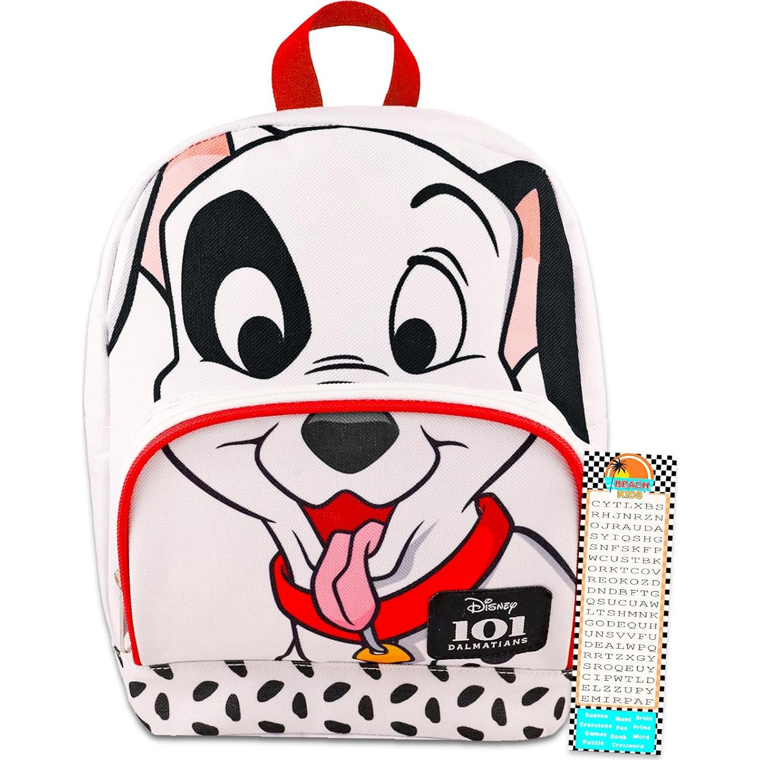 Mini Mochila de Lona 101 Dálmatas para Mujeres 10"