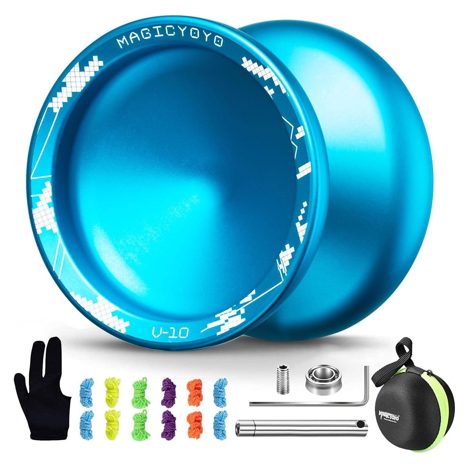 Yoyo Profesional MAGICYOYO V10 Sin Respuesta Azul