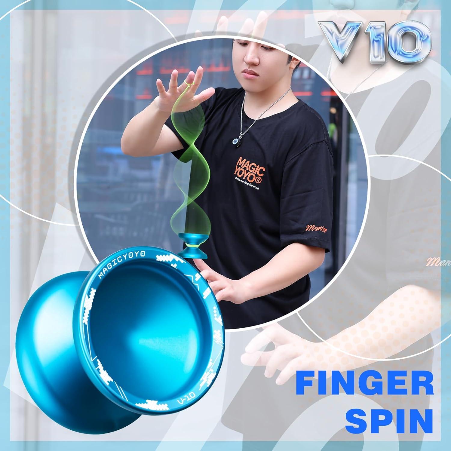 Yoyo Profesional MAGICYOYO V10 Sin Respuesta Azul